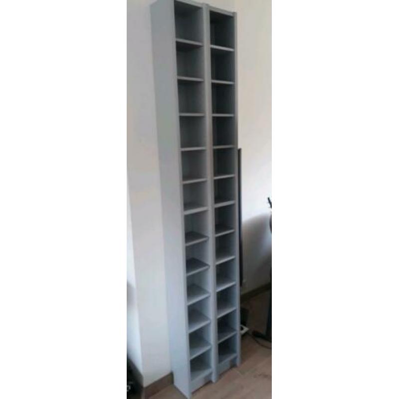 Cd kast Ikea Billy Benno lichtgrijs