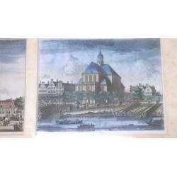 3 Prenten Amsterdam diaconieweeshuis Oosterkerk Zuyder kerk