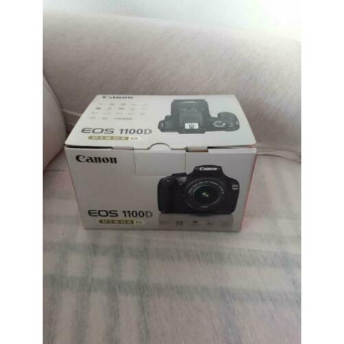 Canon 1100 d camera met lens 18_55 als goed