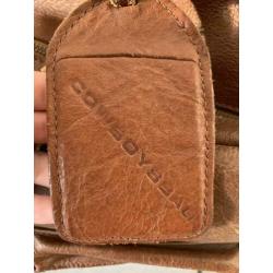 Cowboysbag The Bag cognac leer. 42 x 27 x 15 cm.