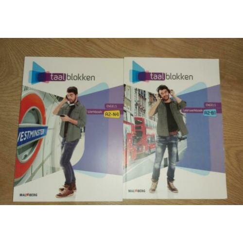 Engels taalblokken werkboeken: A2-N4 & A2-B1