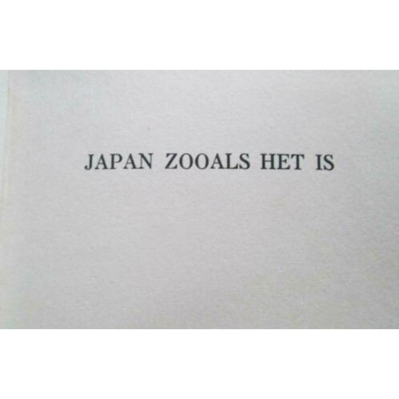 Japan zooals het is