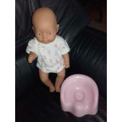Baby Born pop met potje