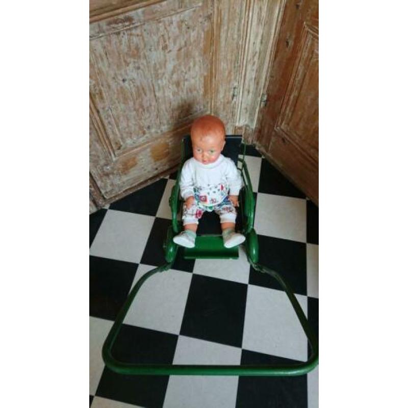 vintage poppenwagen merk Torck