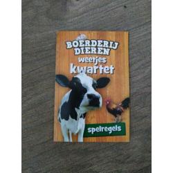 Kwartet over boerderij dieren weetjes Identity Games