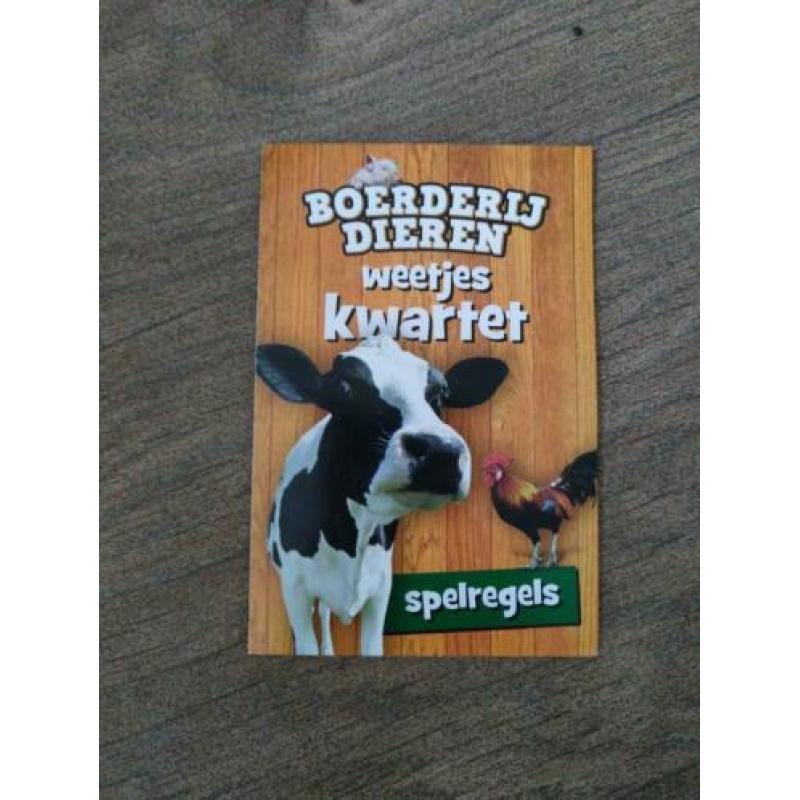 Kwartet over boerderij dieren weetjes Identity Games