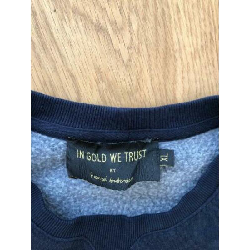 In Gold We Trust sweater XL