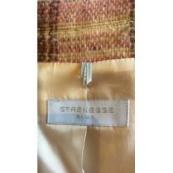Strenesse geruit dames jasje colbert blazer maat 38 100% wol