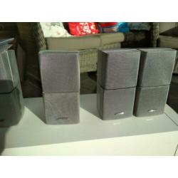Bose lifestyle 38 met nieuwe bekabeling voor de boxen wit