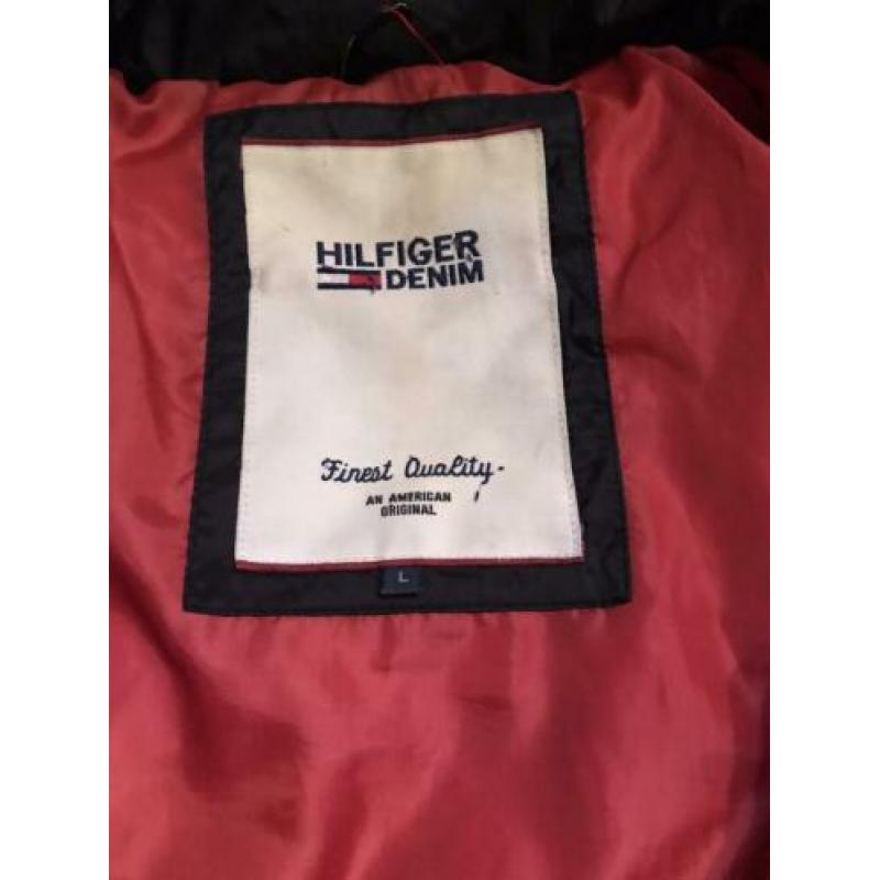 Zwarte Tommy Hilfiger jas maat L