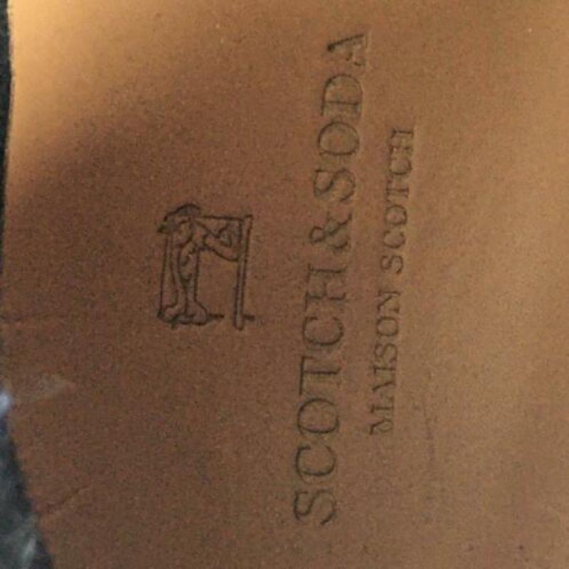 Maison scotch / scotch and soda zwarte sneakers maat 39