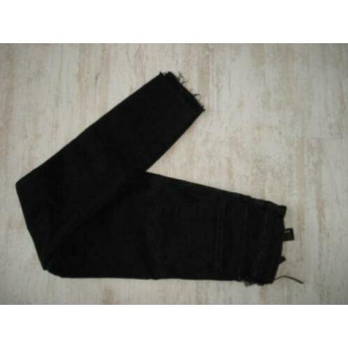 Zara zwarte broek met gaten maat 36