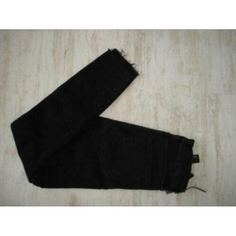 Zara zwarte broek met gaten maat 36