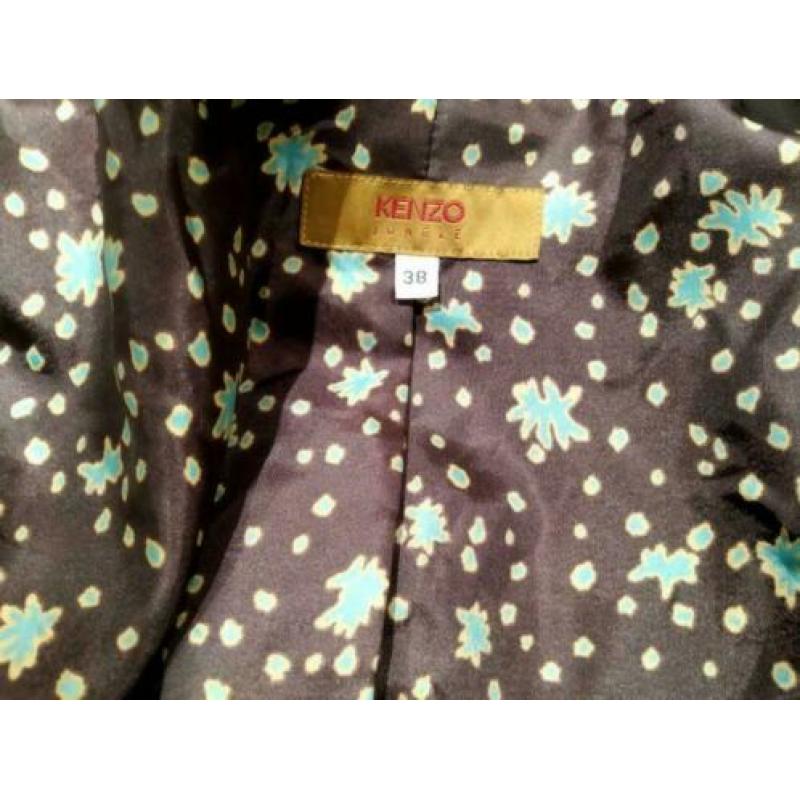 Kenzo - exclusieve donker bruine blazer / jasje - maat 38