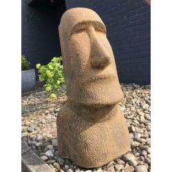 Bijzonde- Moai beeld - tuinbeeld-decoratie