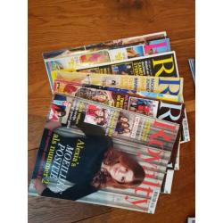 Doos met vorsten, royals, losse bladen en boeken