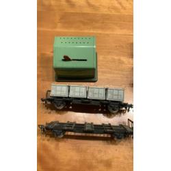 Oude fleischmann wagons en toebehoren