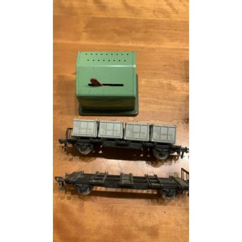 Oude fleischmann wagons en toebehoren