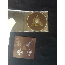 TRIVIUM The Sin and The Sentence gesigneerd cd, foto ,shirt