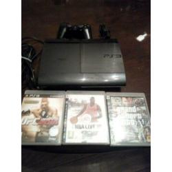 PlayStation 3 met 3 spellen en controler