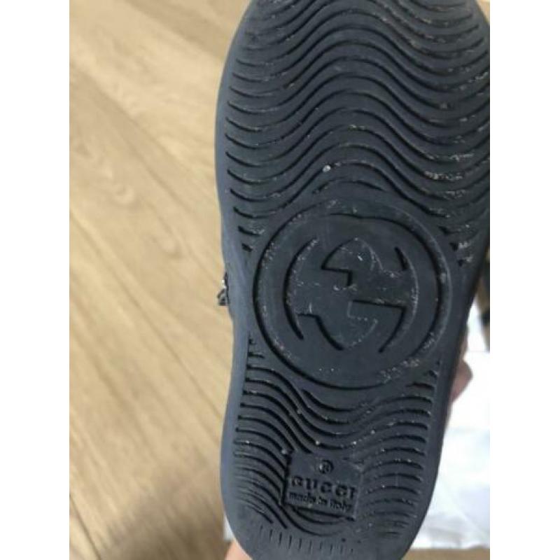 Gucci schoenen sneakers gympen jongens maat 24 zwart