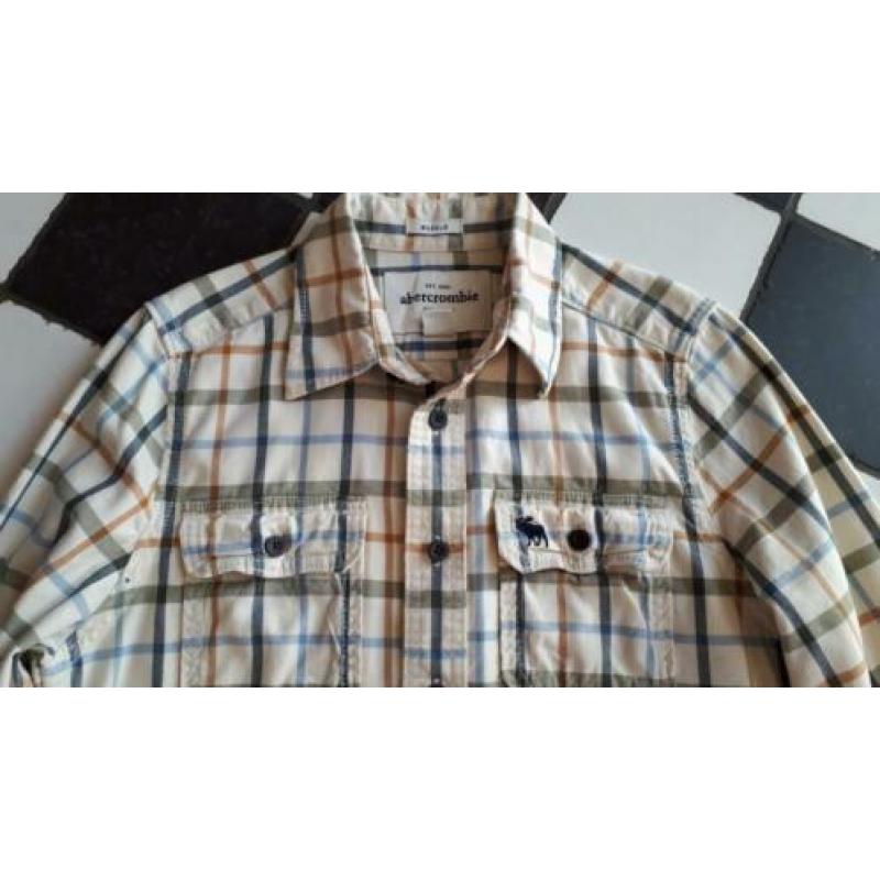 Abercrombie overhemd zachte katoen maat XL / 164 als nieuw