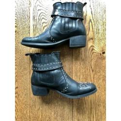 So Jamie - Dacey Laarzen / Boots Cowboy Biker Leer - maat 38