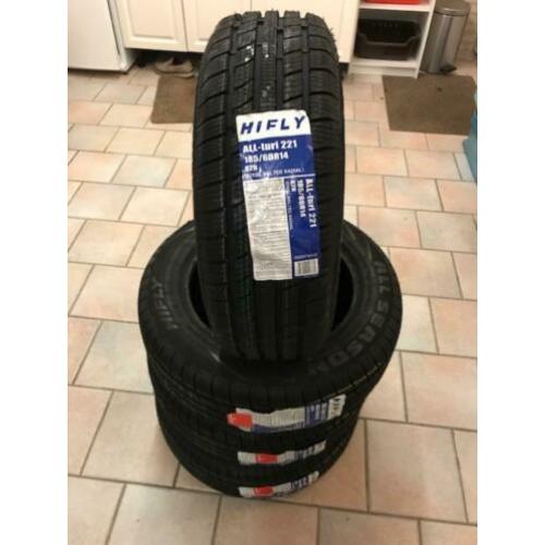 set nieuwe 4 seizoenenbanden 185/60-14
