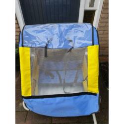 Fietsaanhanger voor 2 kinderen