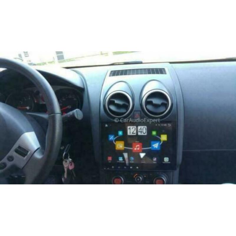 Nissan Qashqai 9inch radio navigatie android 9.0 dab+ wifi