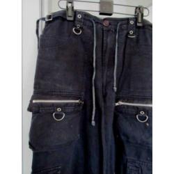 Alternatieve dames broek zwart maat M