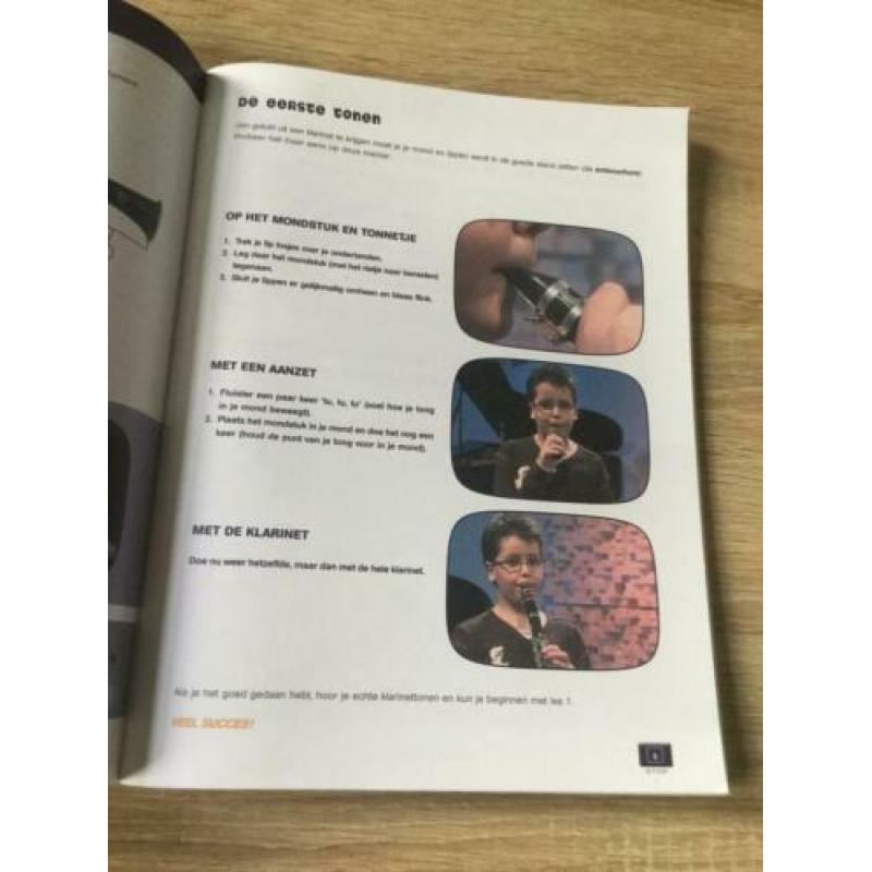 Stap voor stap klarinet leren spelen boek 1 incl. Dvd + 2 CD