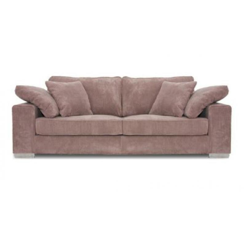 3 + 2 BANK EN HOCKER RiBSTOF MODEL ENJOY