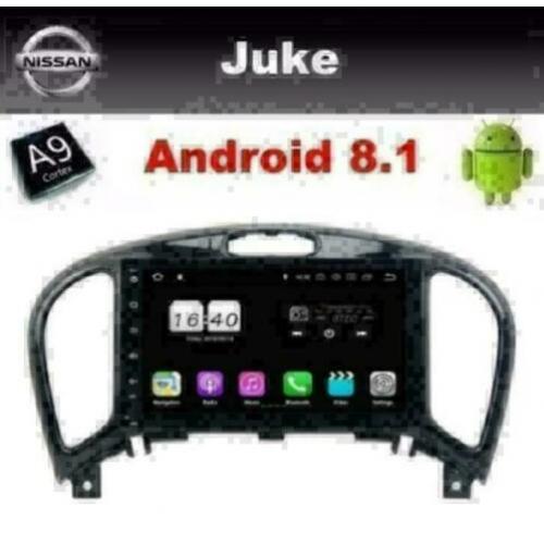 Nissan Juke android 8.1 radio navigatie dab+ wifi 16gb 8inch
