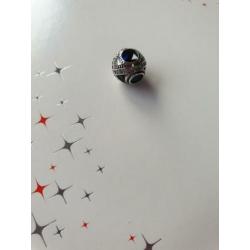 Blauwe bedel voor Pandora zilver 925