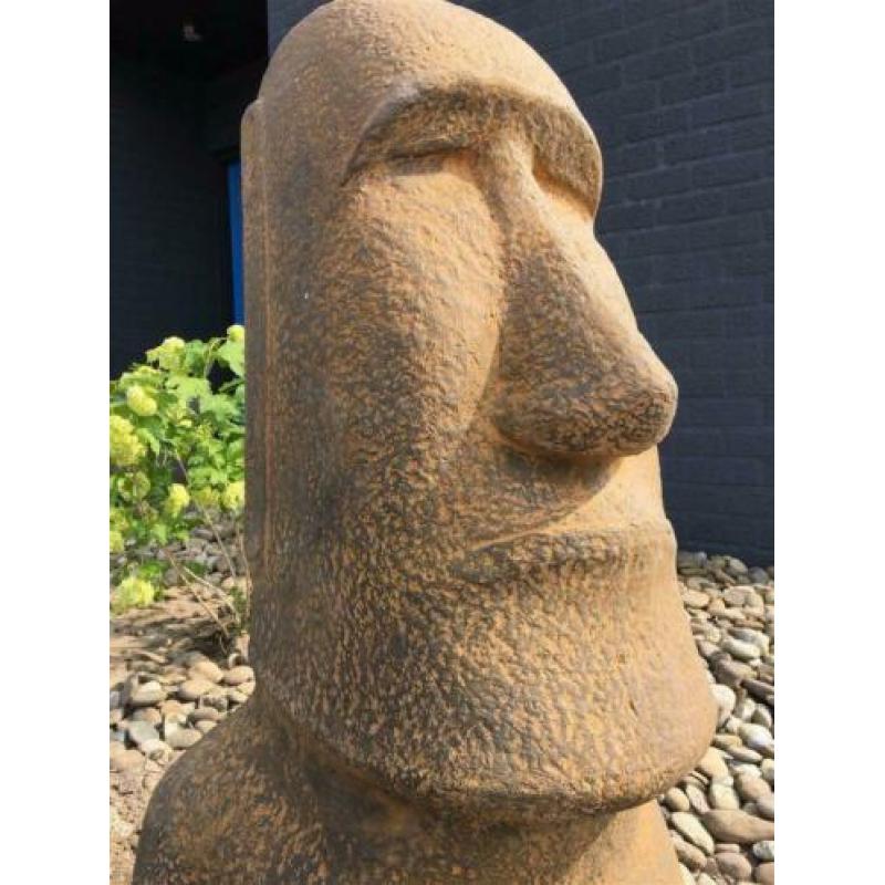Bijzonde- Moai beeld - tuinbeeld-decoratie