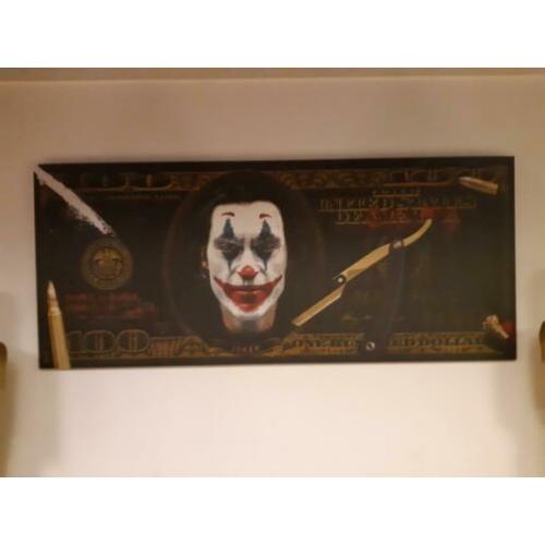 Topper the joker 100$ aluminium xxl uniek maar 1 batman joke
