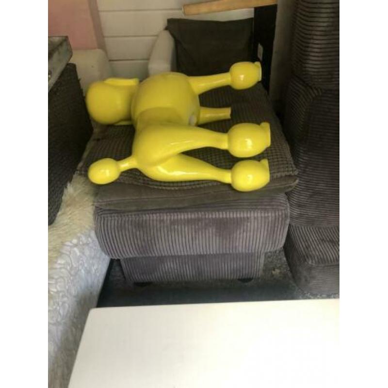 3 + 2 BANK EN HOCKER RiBSTOF MODEL ENJOY