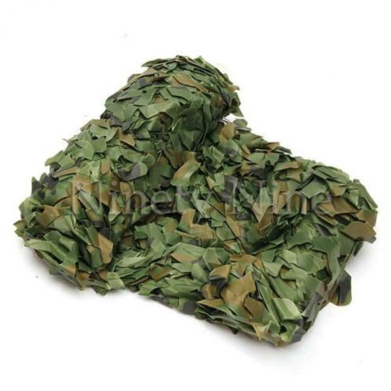 Camouflagenet/ camouflagenetten alle maten, al vanaf 9,95,-
