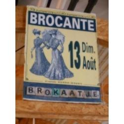 Brocante oud houten grijs deurtje / 56 X 49 cm.