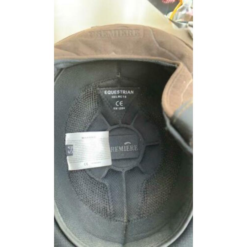 Equestrian paardrij cap maat 54