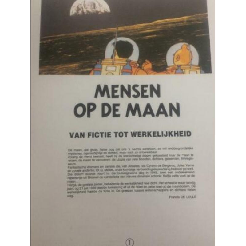 Kuifje boek raket op de maan