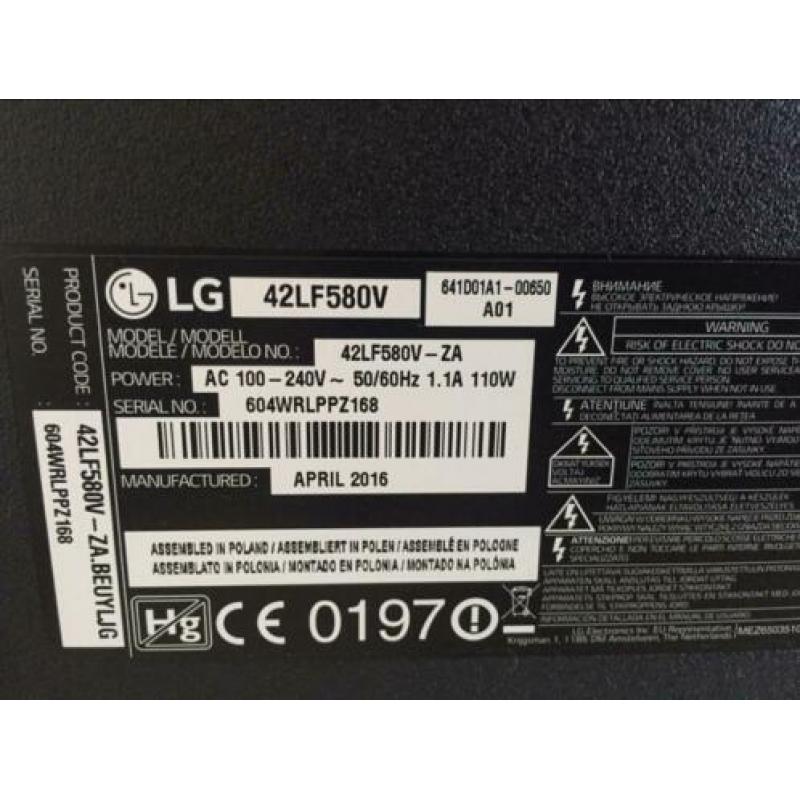 LG 42 inch LED smart tv