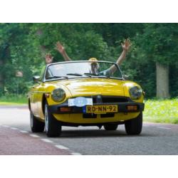 Stoere MGB cabrio MG cabriolet huren