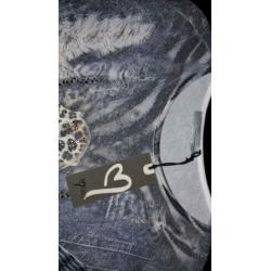 NIEUW !!! Supermooie Missy poncho met glitter en bont