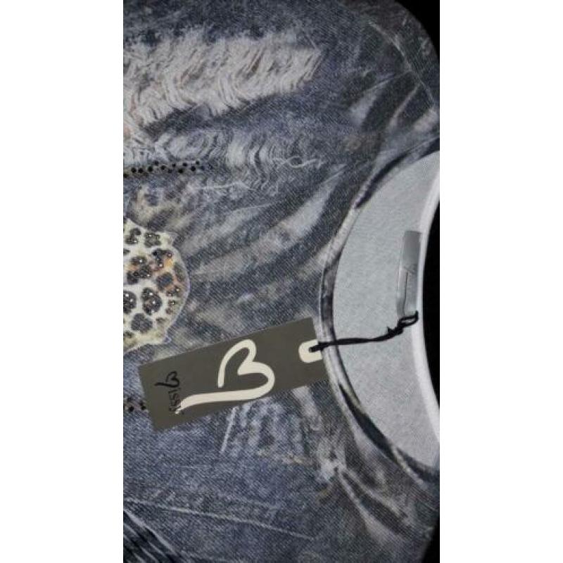 NIEUW !!! Supermooie Missy poncho met glitter en bont