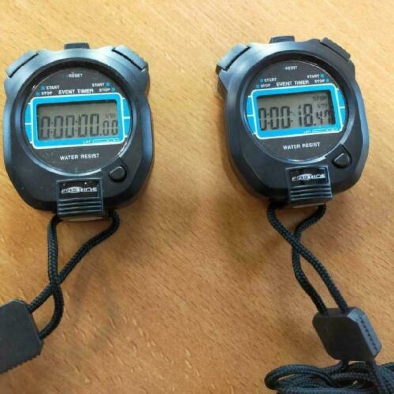 Stopwatch -Fastime - water resist 2 stuks