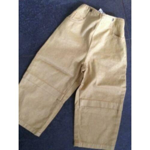 DKNY * NIEUW * Te gekke goud beige broek , maatje 3 / 92