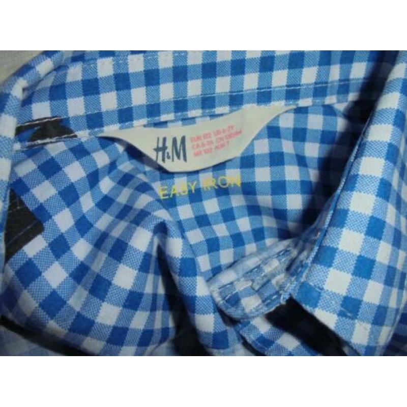 H&M leuk overhemd maat 122