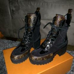 Louis vuitton desert platform boots 38